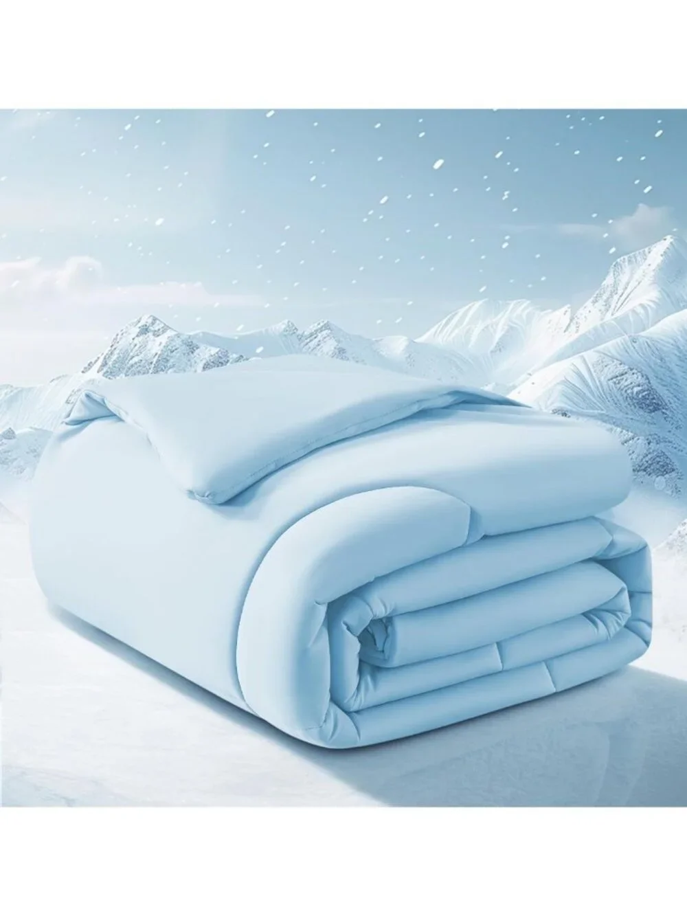 Lightweight Cooling Comforter Full/Queen - Breathable Summer Blanket for Hot